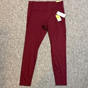 All in motion High-Waist Burgundy Leggings